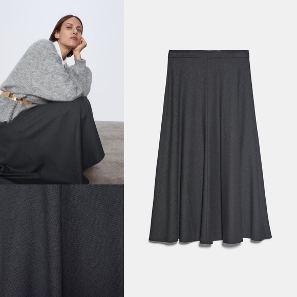 Zara midi skirt - Picture 2 of 4